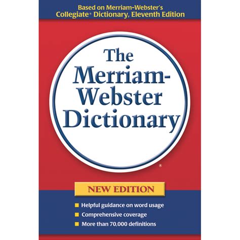 merriam webster's dictionary|merriam webster official website.